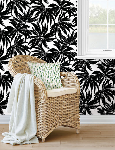 product image for Palma Wallpaper in Black 77