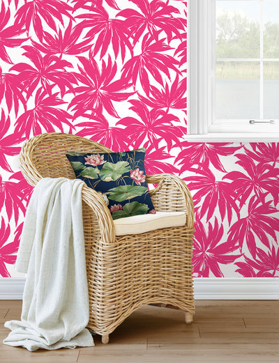 product image for Palma Wallpaper in Hot Pink 8