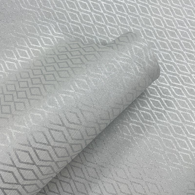 product image for Fifth Avenue Diamond Metallic Silver Wallpaper from Deco 2 by Collins & Company 47