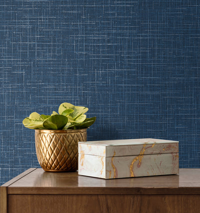 product image for Glitter Faux Finish Cobalt Wallpaper from Deco 2 by Collins & Company 44