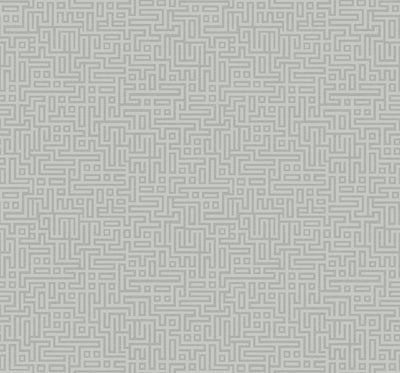 product image of Rockefellar Maze Slate Grey Wallpaper from Deco 2 by Collins & Company 550