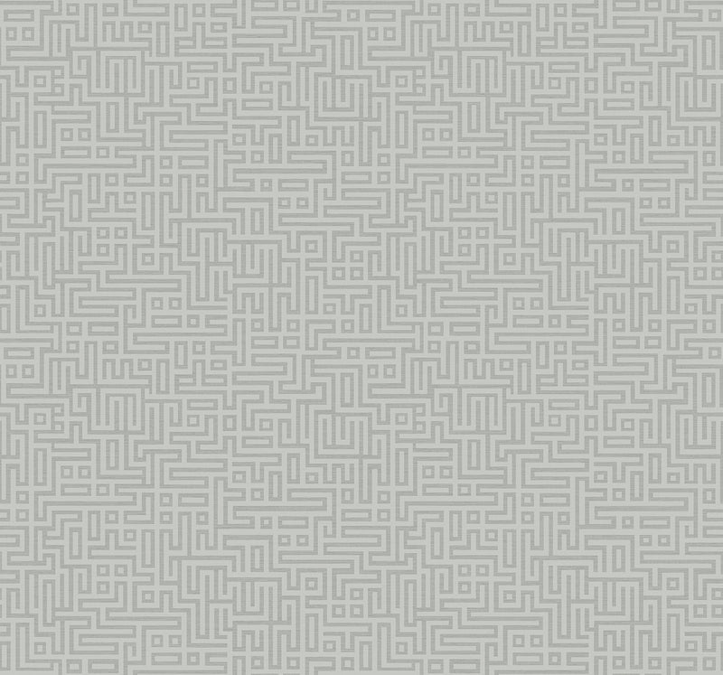 media image for Rockefellar Maze Slate Grey Wallpaper from Deco 2 by Collins & Company 227