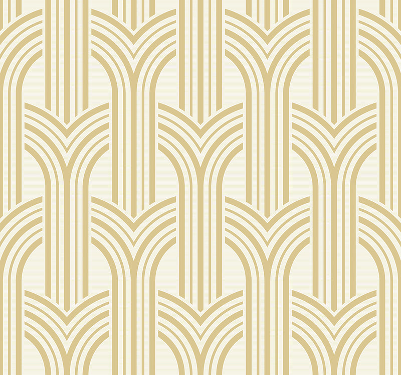 media image for Broadway Arches Golden Nugget Wallpaper from Deco 2 by Collins & Company 217