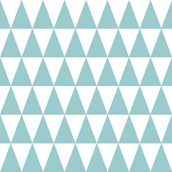 media image for Verdon Aquamarine Geometric Wallpaper from Design Department by Brewster 270