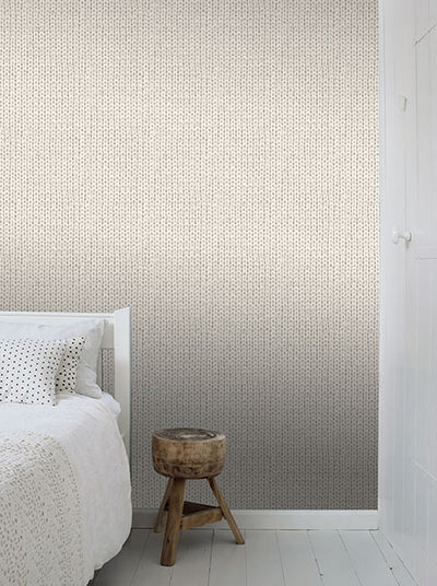 product image for Hart Cream Chevron Fabric Wallpaper from Design Department by Brewster 7