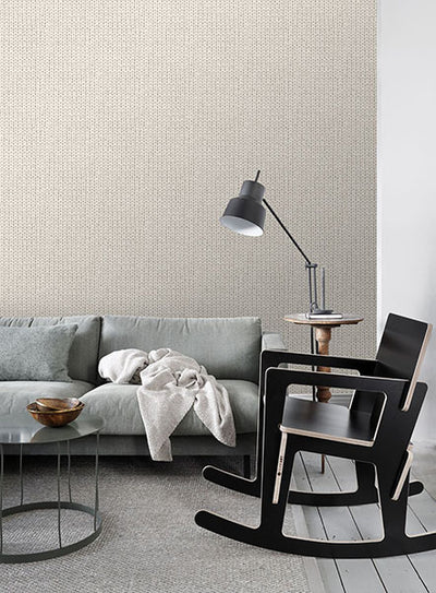 product image for Hart Cream Chevron Fabric Wallpaper from Design Department by Brewster 65