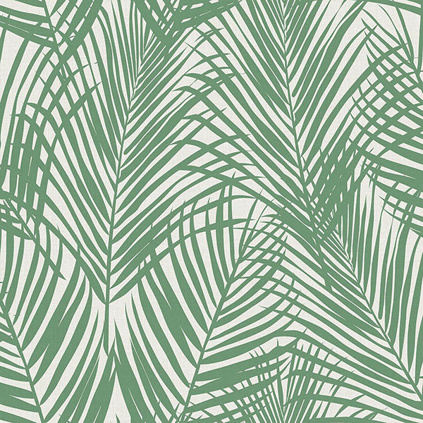 media image for Fifi Green Palm Frond Wallpaper from Design Department by Brewster 218