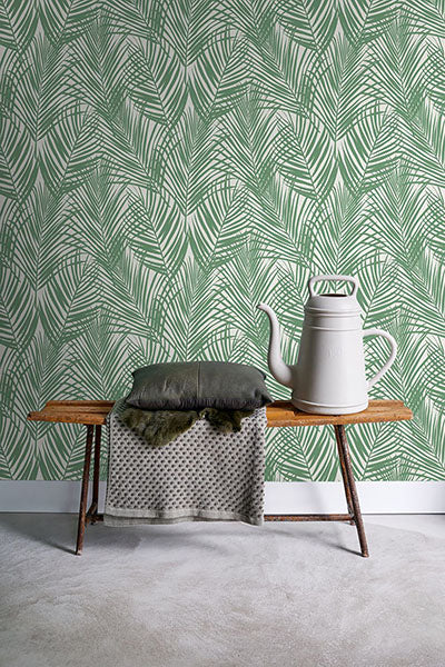 product image for Fifi Green Palm Frond Wallpaper from Design Department by Brewster 47