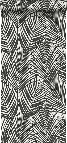 product image for Fifi Black Palm Frond Wallpaper from Design Department by Brewster 88