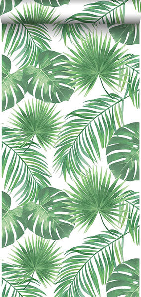 media image for Patti Light Green Leaves Wallpaper from Design Department by Brewster 297