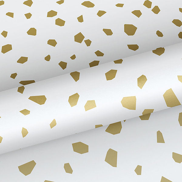 media image for Confetti Gold Terrazzo Wallpaper from Design Department by Brewster 279