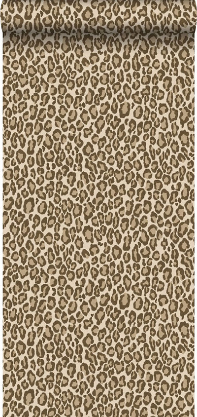 product image for Cicely Brown Leopard Skin Wallpaper from Design Department by Brewster 95