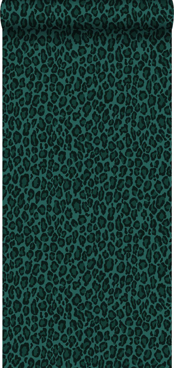 media image for Cicely Green Leopard Skin Wallpaper from Design Department by Brewster 242