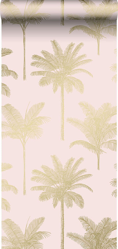 product image for Taj Blush Palm Trees Wallpaper from Design Department by Brewster 85