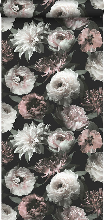 product image for Contessa Blush Flowers Wallpaper from Design Department by Brewster 60