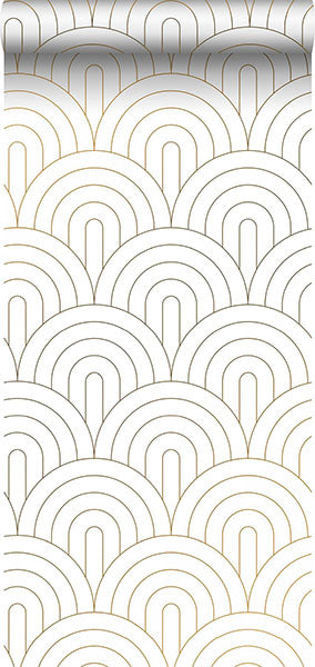 media image for Lalique White Art Deco Motif Wallpaper from Design Department by Brewster 264