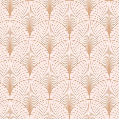 product image of Lempicka Pink Art Deco Motif Wallpaper from Design Department by Brewster 539