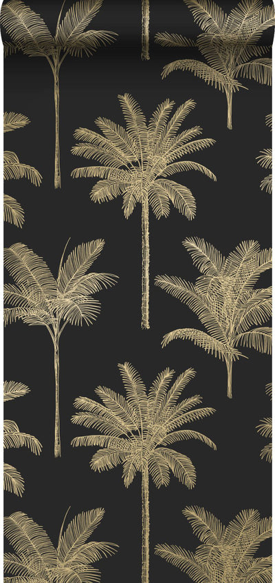 product image for Taj Black Palm Trees Wallpaper from Design Department by Brewster 21