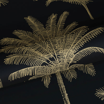 product image for Taj Black Palm Trees Wallpaper from Design Department by Brewster 59