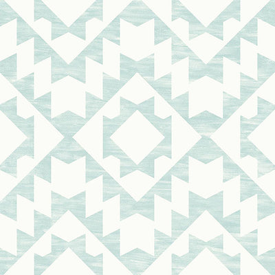 product image for Fantine Mint Geometric Wallpaper from Design Department by Brewster 58