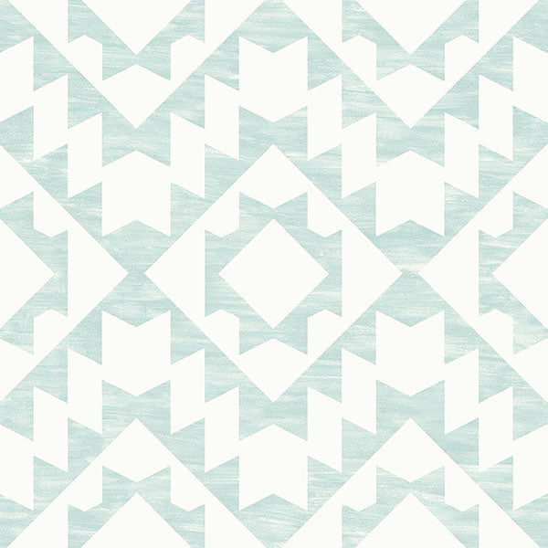 media image for Fantine Mint Geometric Wallpaper from Design Department by Brewster 28