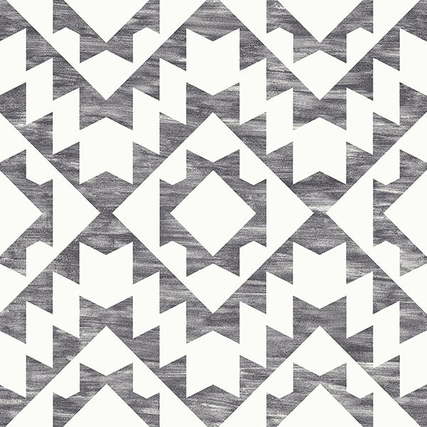 media image for Fantine Black Geometric Wallpaper from Design Department by Brewster 275