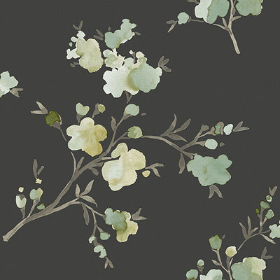 product image of Glinda Sage Floral Wallpaper from Design Department by Brewster 568