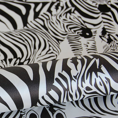 product image for Jemima Black Zebra Wallpaper from Design Department by Brewster 18