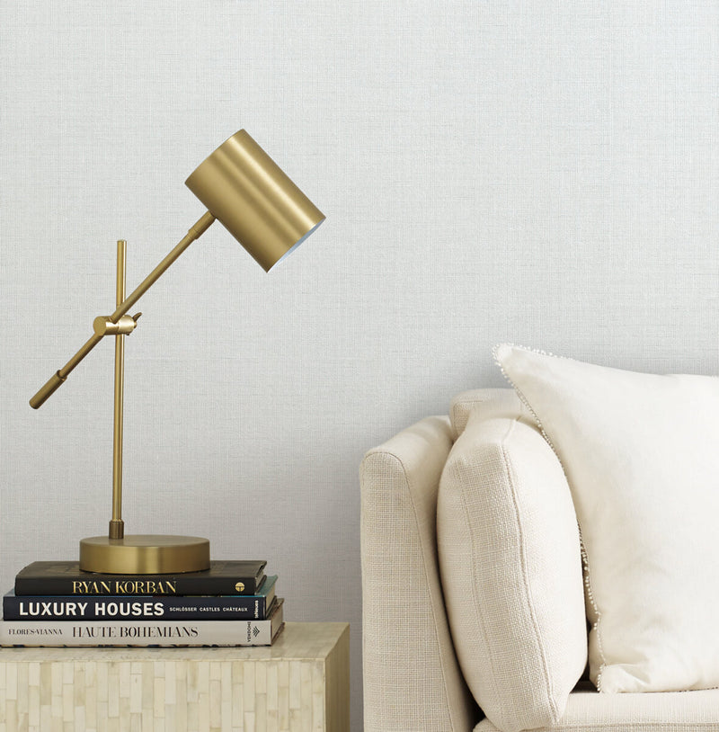 media image for Gossamer Woven Wallpaper in White from the Dazzling Dimensions Vol. 2 Collection by Antonina Vella 212