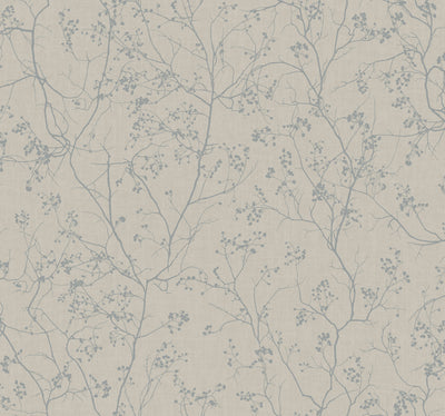 product image for Luminous Branches Wallpaper in Gray/Silver from the Dazzling Dimensions Vol. 2 Collection by Antonina Vella 9