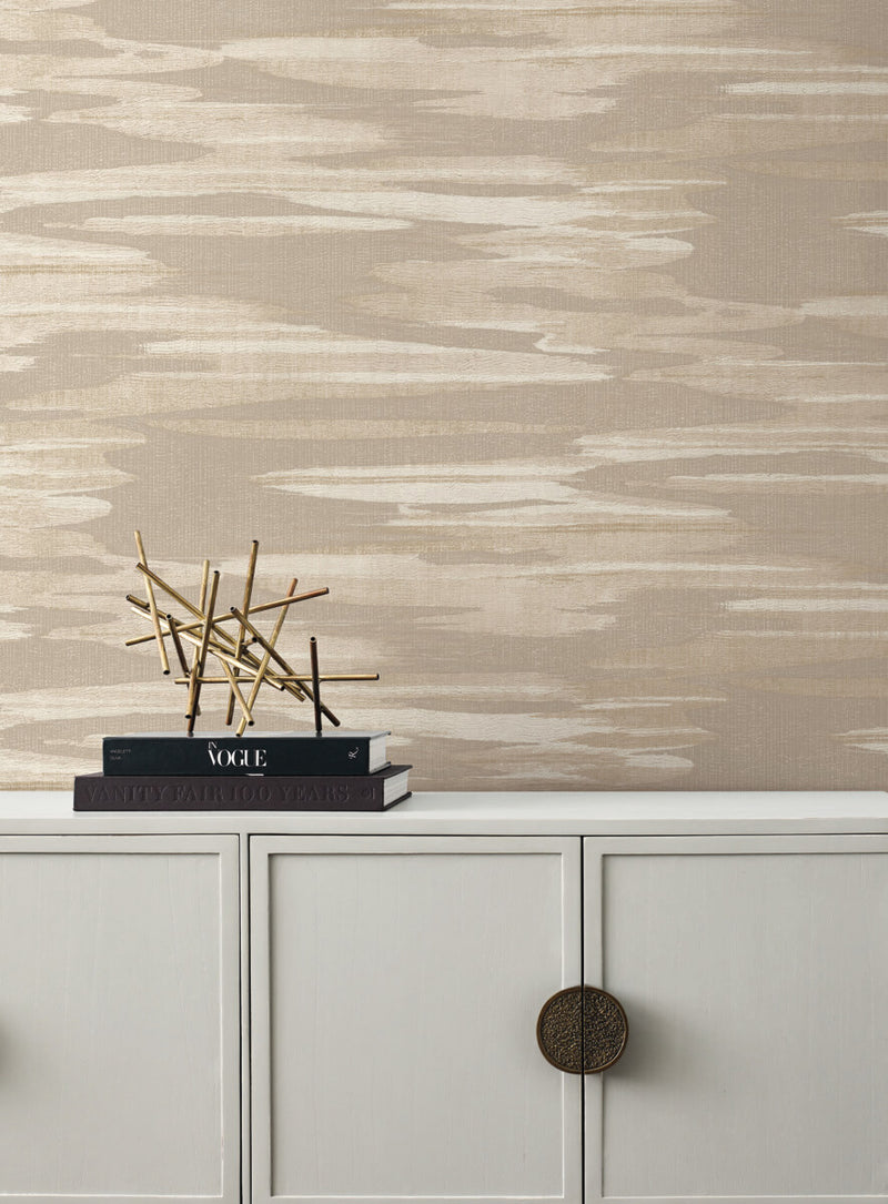 media image for Nimbus Wallpaper in Taupe from the Dazzling Dimensions Vol. 2 Collection by Antonina Vella 218