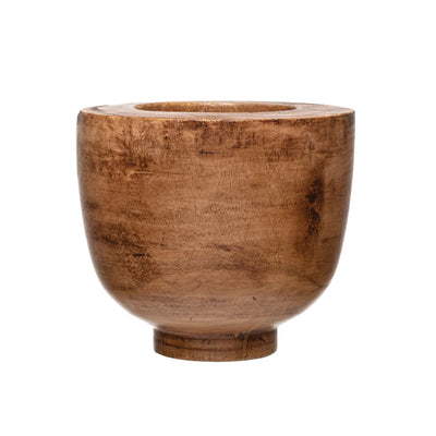 product image of decorative paulownia wood bowl by bd edition df4791 1 596