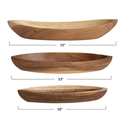product image for Boat Shaped Bowls - Set of 3 24