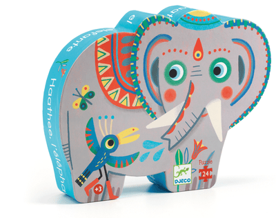 product image for Silhouette Puzzles Haathee, Asian Elephant design by DJECO 71