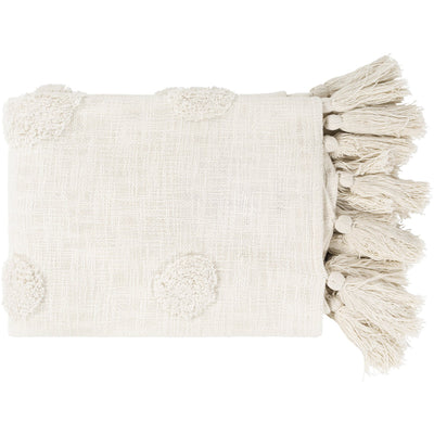 product image of Dove DOV-1000 Woven Throw in Ivory by Surya 538