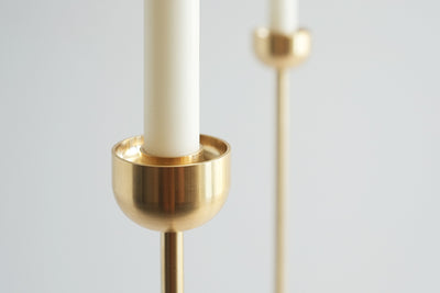 product image for dome spindle candle holder in various sizes by fs objects 3 12
