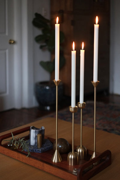 product image for dome spindle candle holder in various sizes by fs objects 6 23