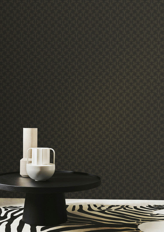 media image for Zen Geometric Wallpaper in Bronze 288