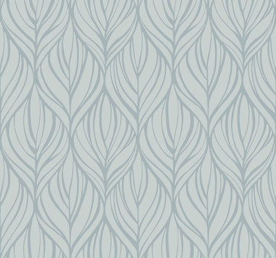 product image for Palma Blue/Silver Wallpaper from the After Eight Collection by Candice Olson 81