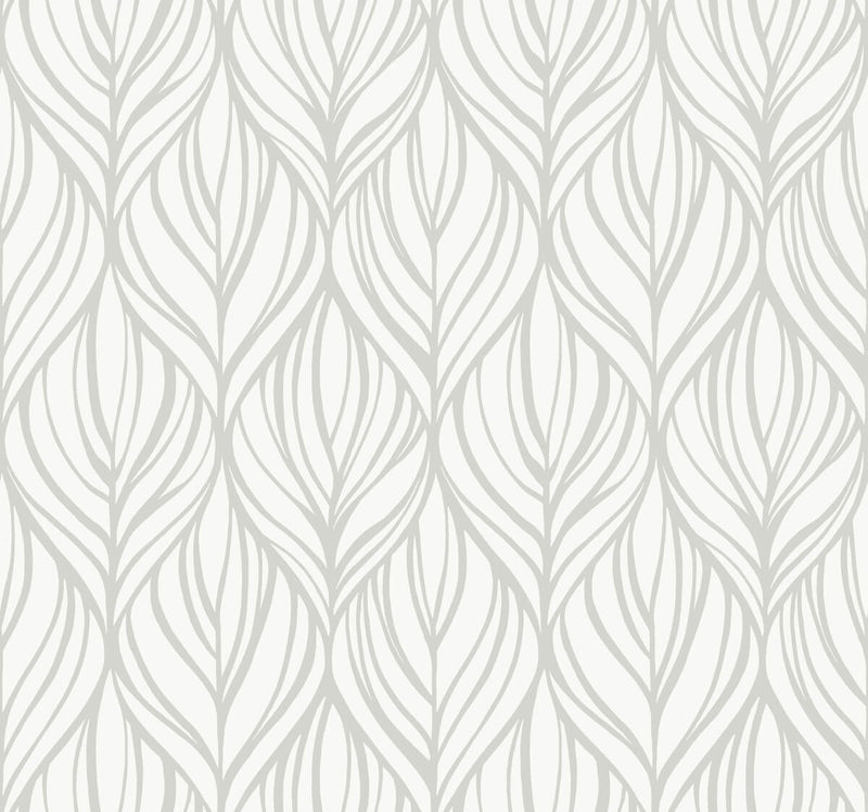 media image for Palma White/Silver Wallpaper from the After Eight Collection by Candice Olson 260