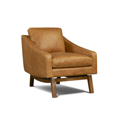 product image of Dutch Leather Chair in Badger 552