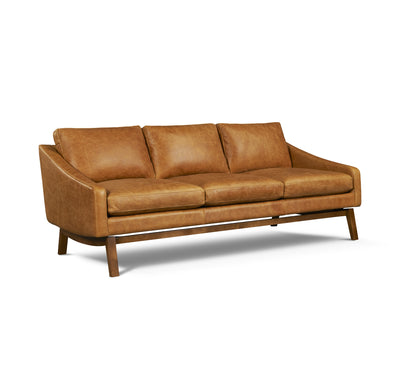 product image of Dutch Leather Sofa in Badger 595