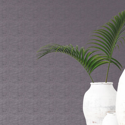 product image for Metallic Plain Purple/Silver from the Emporium Collection by Galerie Wallcoverings 47