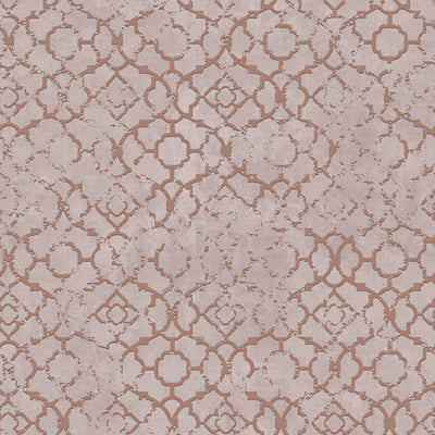 product image for Aged Quatrefoil Pink/Rose Gold from the Emporium Collection by Galerie Wallcoverings 87