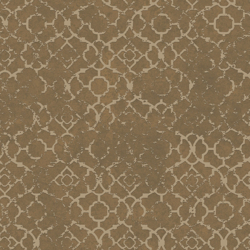 media image for Aged Quatrefoil Gold from the Emporium Collection by Galerie Wallcoverings 233