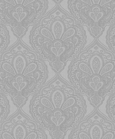 product image of Mehndi Damask Silver from the Emporium Collection by Galerie Wallcoverings 564