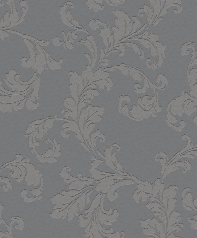 media image for Acanthus Trail Grey from the Emporium Collection by Galerie Wallcoverings 215