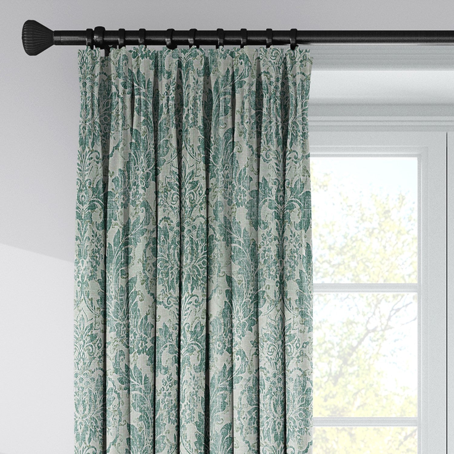 Shop Damaskus Linen Mist Drapery | Burke Decor