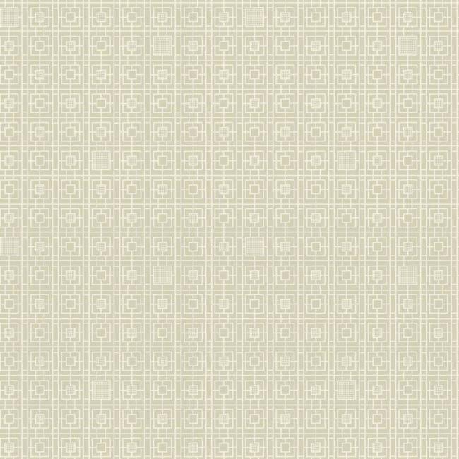 media image for Deco Screen Wallpaper in Beige and Ivory from the Deco Collection by Antonina Vella for York Wallcoverings 261