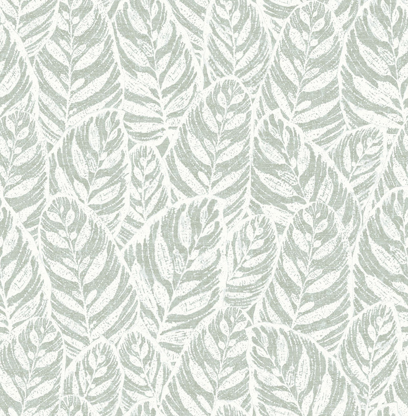 media image for Del Mar Botanical Wallpaper in Sage Leaf from the Scott Living Collection by Brewster Home Fashions 245